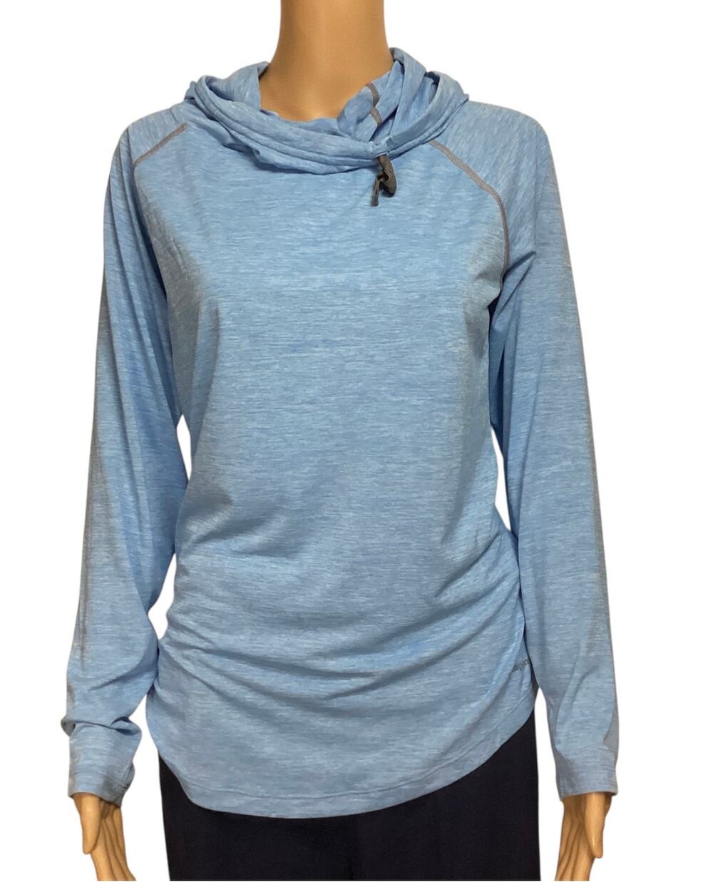 Patagonia Women’s Blue Tropic Comfort Hoody Teton Valley Lodge Driggs Idaho sz M